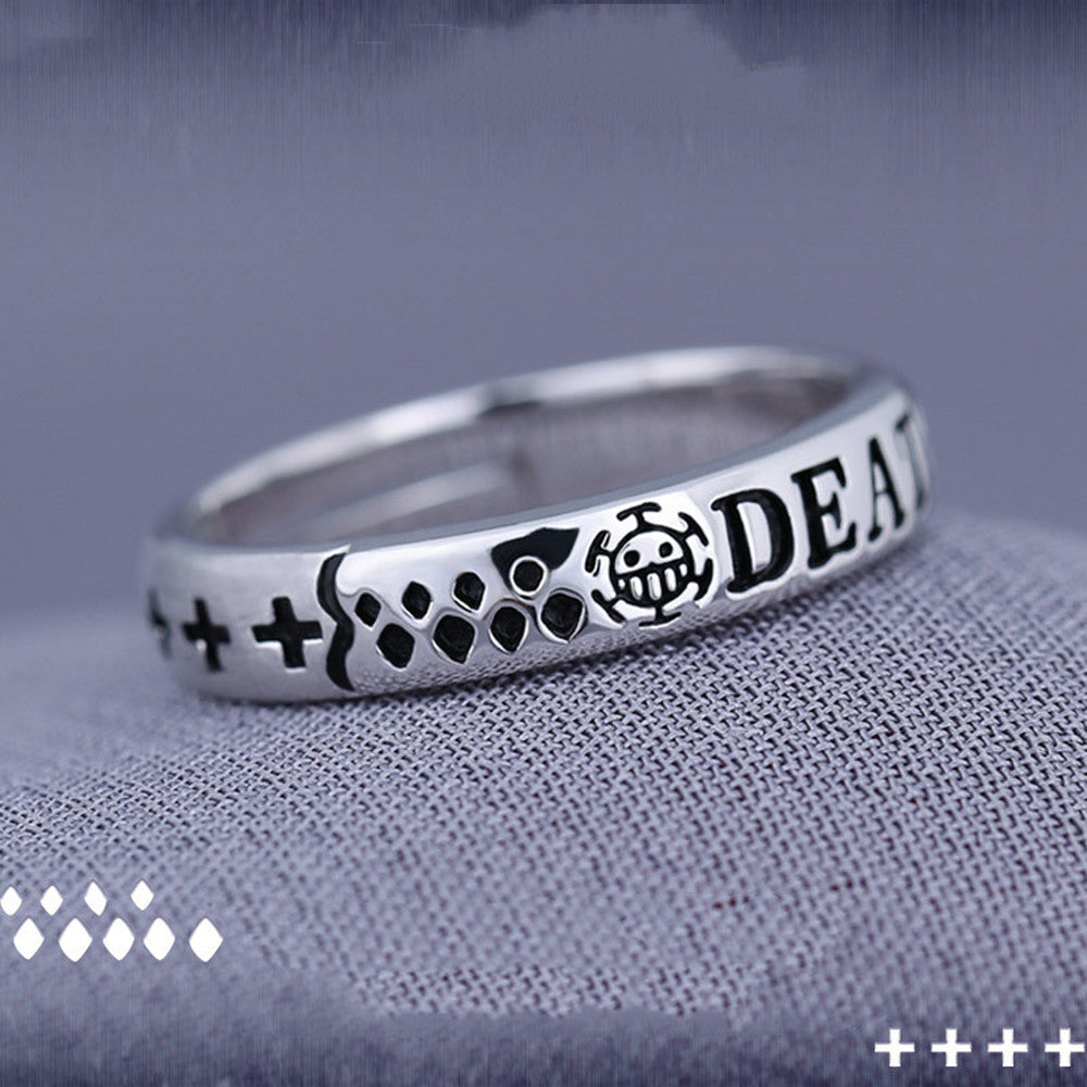 Silver Unisex Plated Ring – Minimalist Solid Color Jewelry