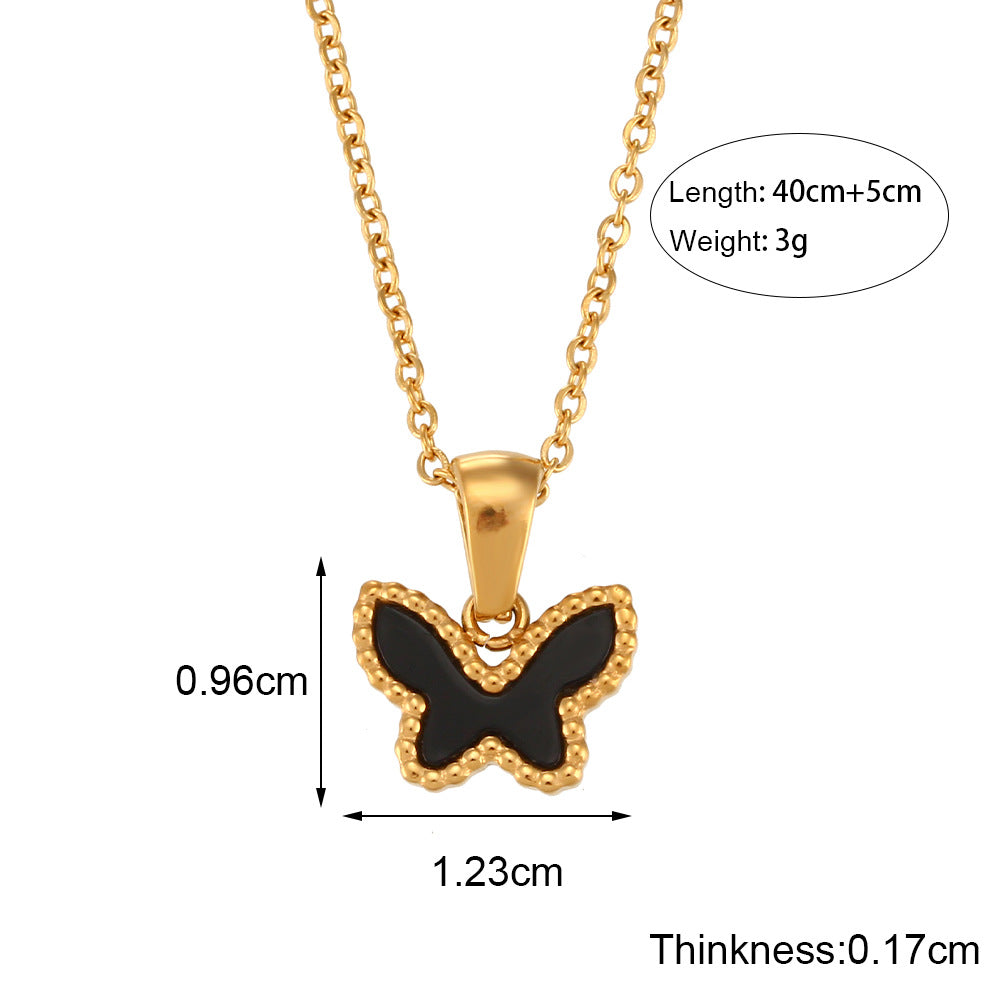 Acrylic Butterfly Pendant Jewelry Women
