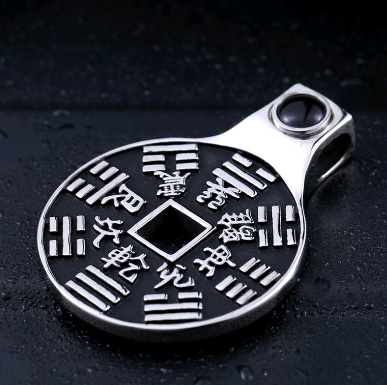 Personality Ethnic Style Jewelry Titanium Steel Qiankang Gossippendant Men And Women Jewelry