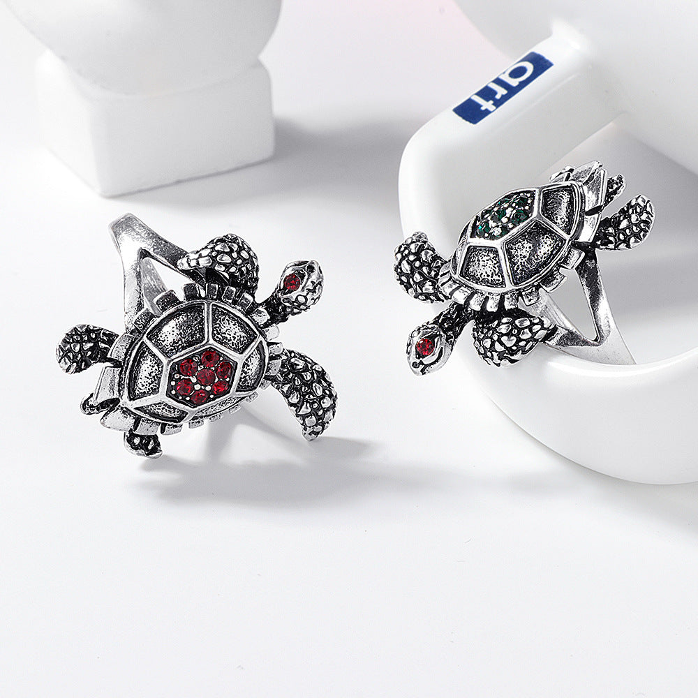 Sea Turtle Unisex Ring – Ocean-Inspired Jewelry