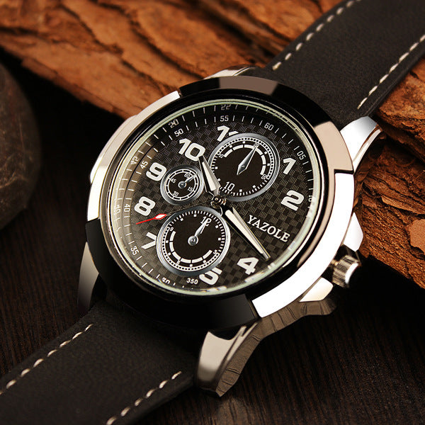 Men’s Quartz Creative Watch – Stylish Modern Timepiece