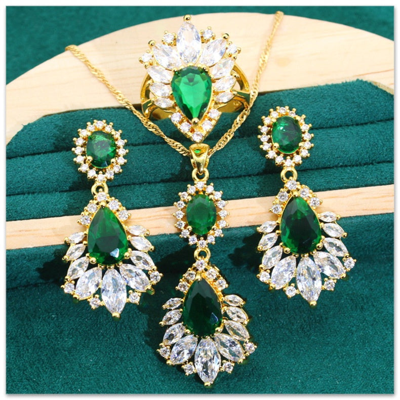 Wedding Party Banquet Decoration Jewelry Suit