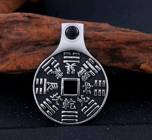 Personality Ethnic Style Jewelry Titanium Steel Qiankang Gossippendant Men And Women Jewelry