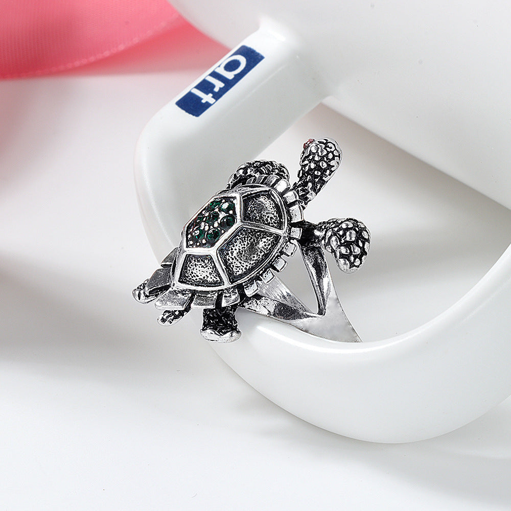 Sea Turtle Unisex Ring – Ocean-Inspired Jewelry