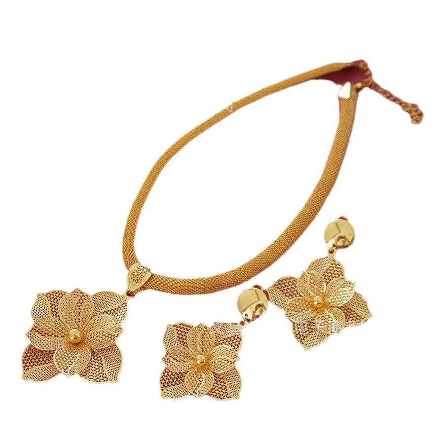 Pendant Necklace And Earrings Jewelry Wedding Party