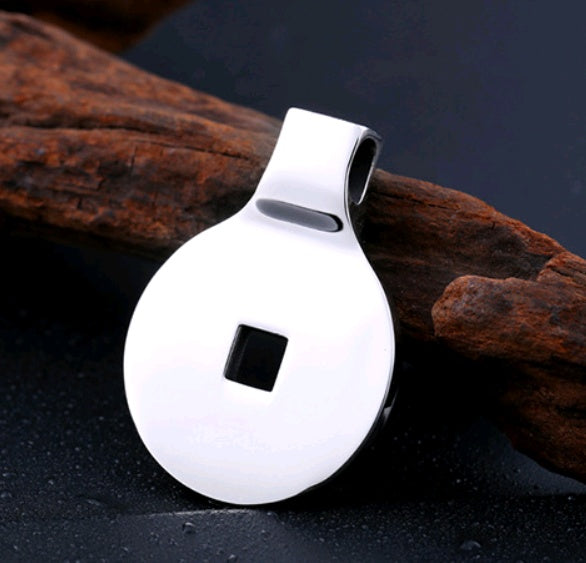 Personality Ethnic Style Jewelry Titanium Steel Qiankang Gossippendant Men And Women Jewelry