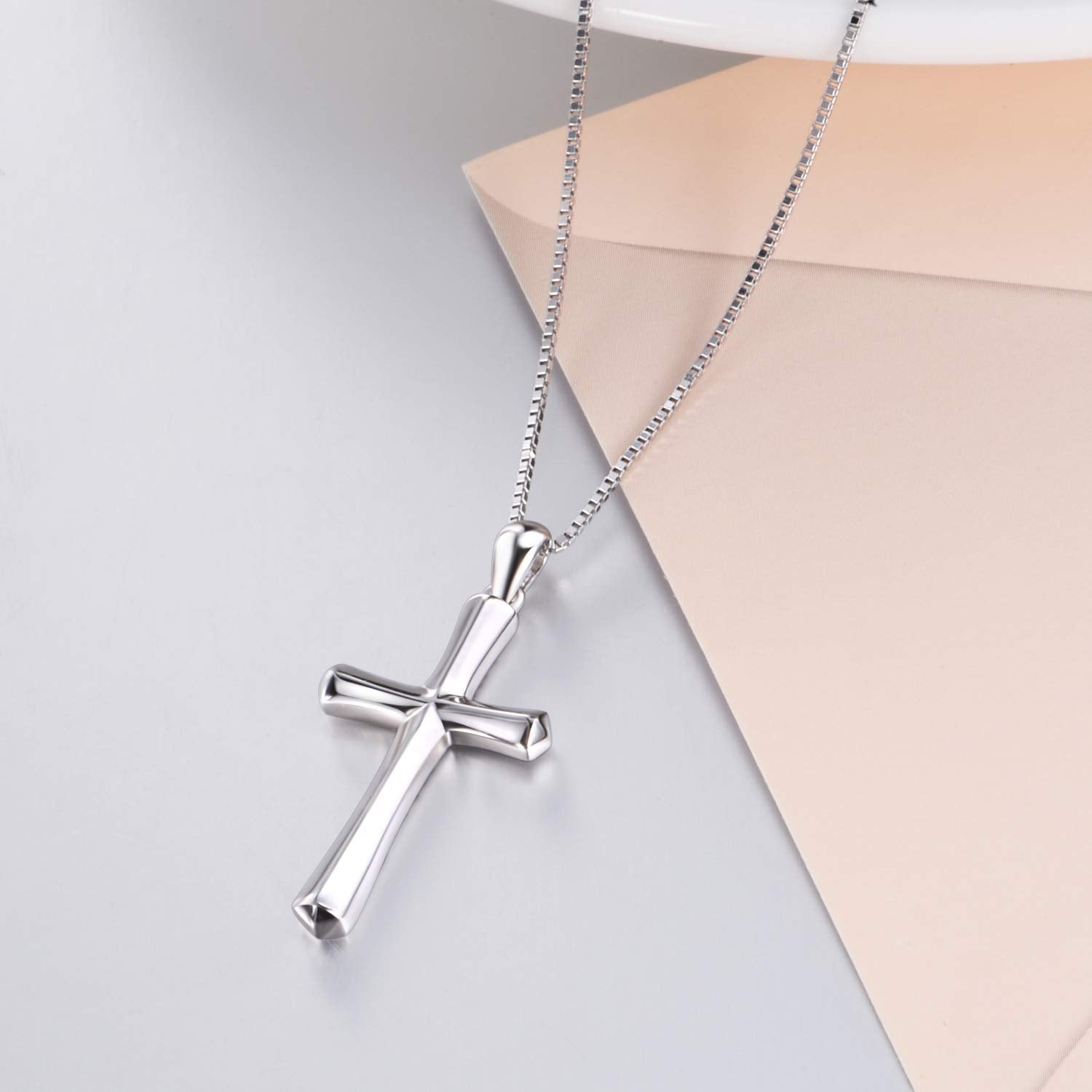 Sterling Silver Religious Cross Pendant – Faith Jewelry