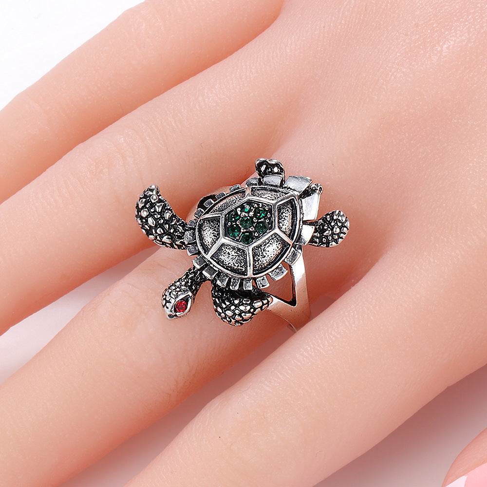 Sea Turtle Unisex Ring – Ocean-Inspired Jewelry
