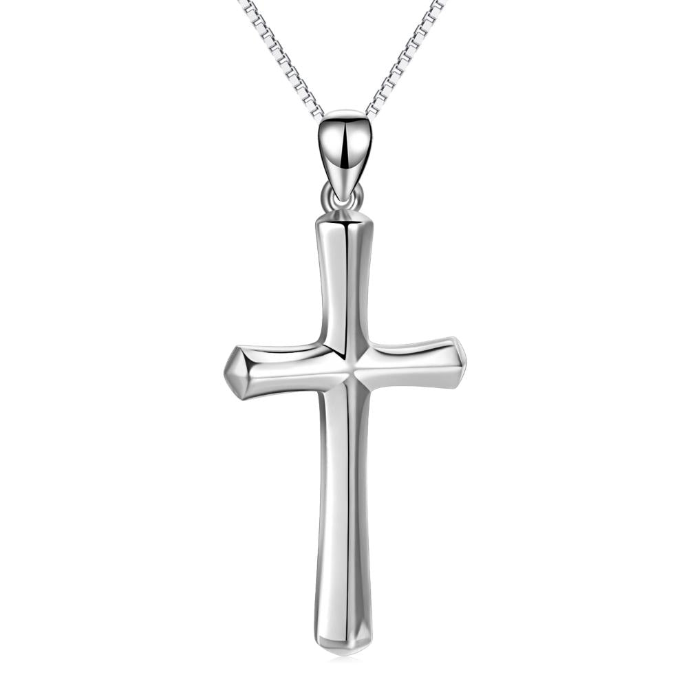 Sterling Silver Religious Cross Pendant – Faith Jewelry