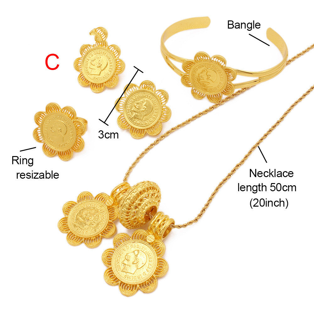 Gold Jewelry Set Indian Wedding Accessories