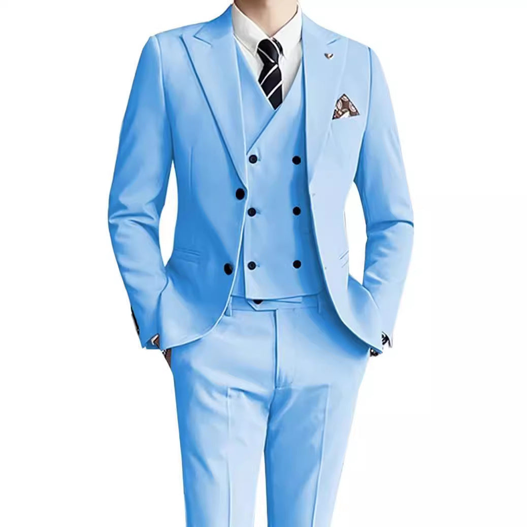Men’s Three-Piece Suit – Classic Formal Wear for Events