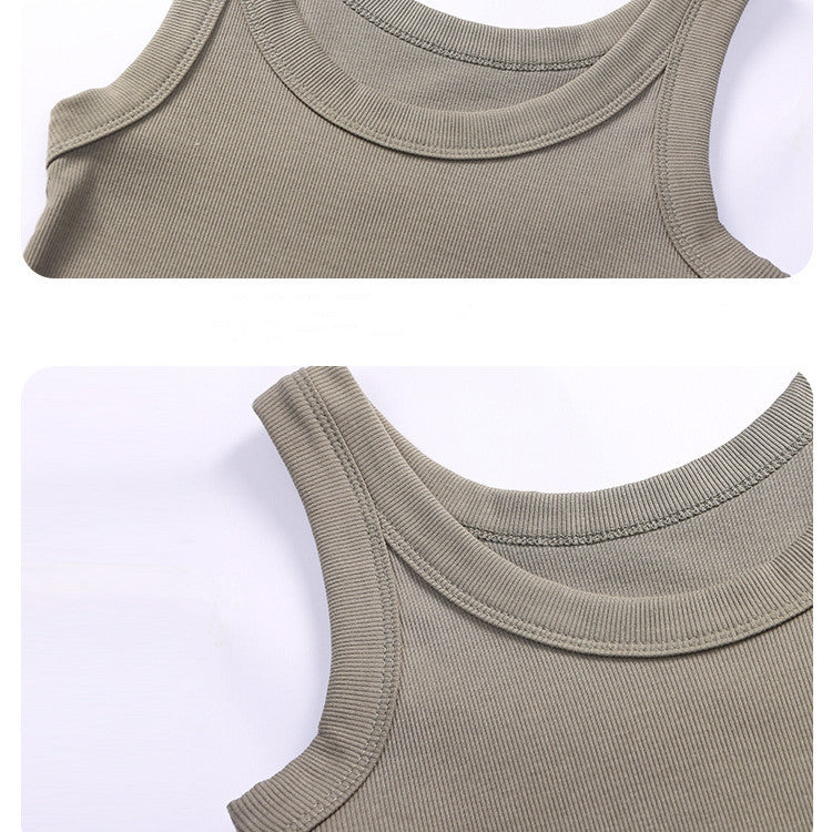 Women’s Sleeveless Vest Blouse – Casual Summer Top