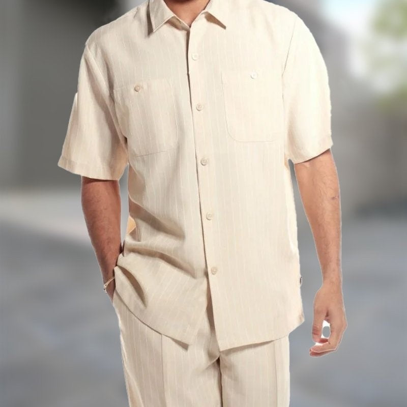 Spring Summer Beach Leisure Shirt – Casual Vacation Outfit