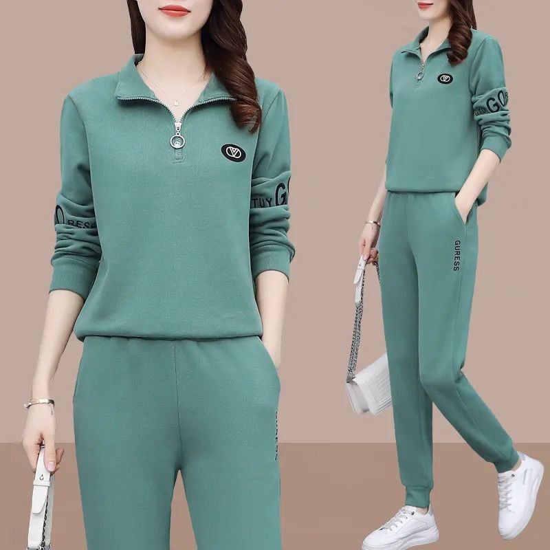 Mother’s Thin Casual Sportswear Suit – Lightweight Everyday